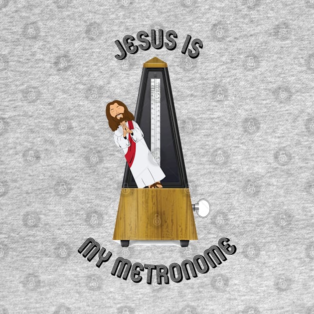 Jesus is my Metronome - Black Letters by Tomorrowland Arcade